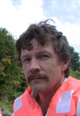 Kip on expedition in Chile.