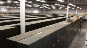 Figure 1. The University of Michigan Herbarium houses over 1.7 million collections in 1,200 cabinets in a 16,000 square-foot climate-controlled range. Photo by M. Foltz.