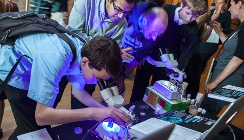 students-try-out-microscopes-science-uncovered